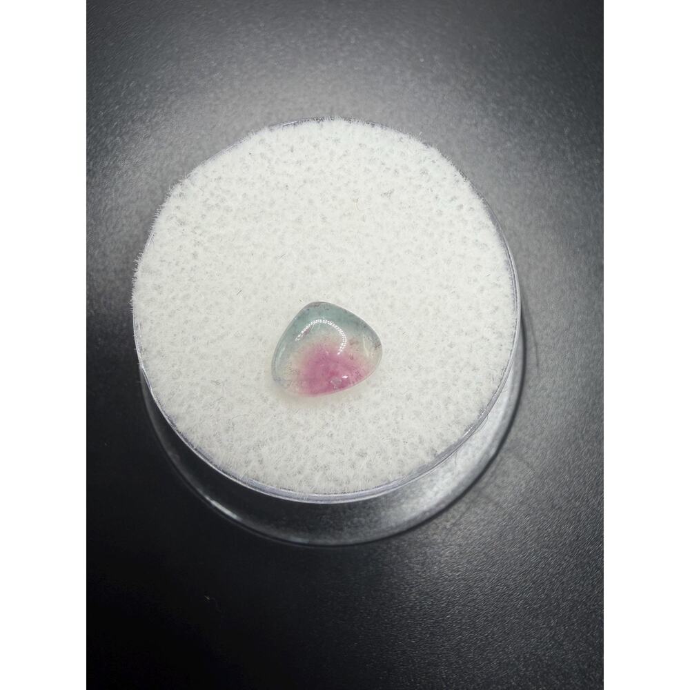 0.85ct Pink and Blue Cotton Candy Tourmaline Cabochon